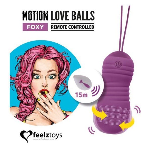 FeelzToys - Op afstand bestuurbare liefdesballen Foxy